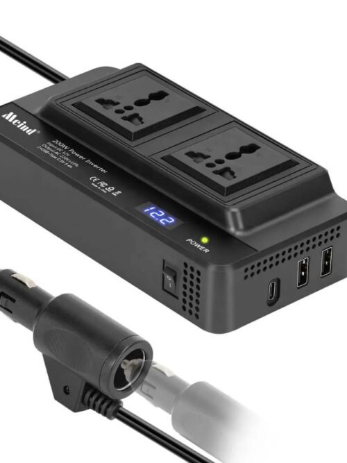 200W Type-C Car Inverter